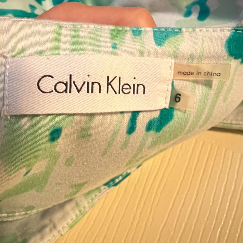 Women's Calvin Klein Summer Floral Dress - Picture 3 of 3
